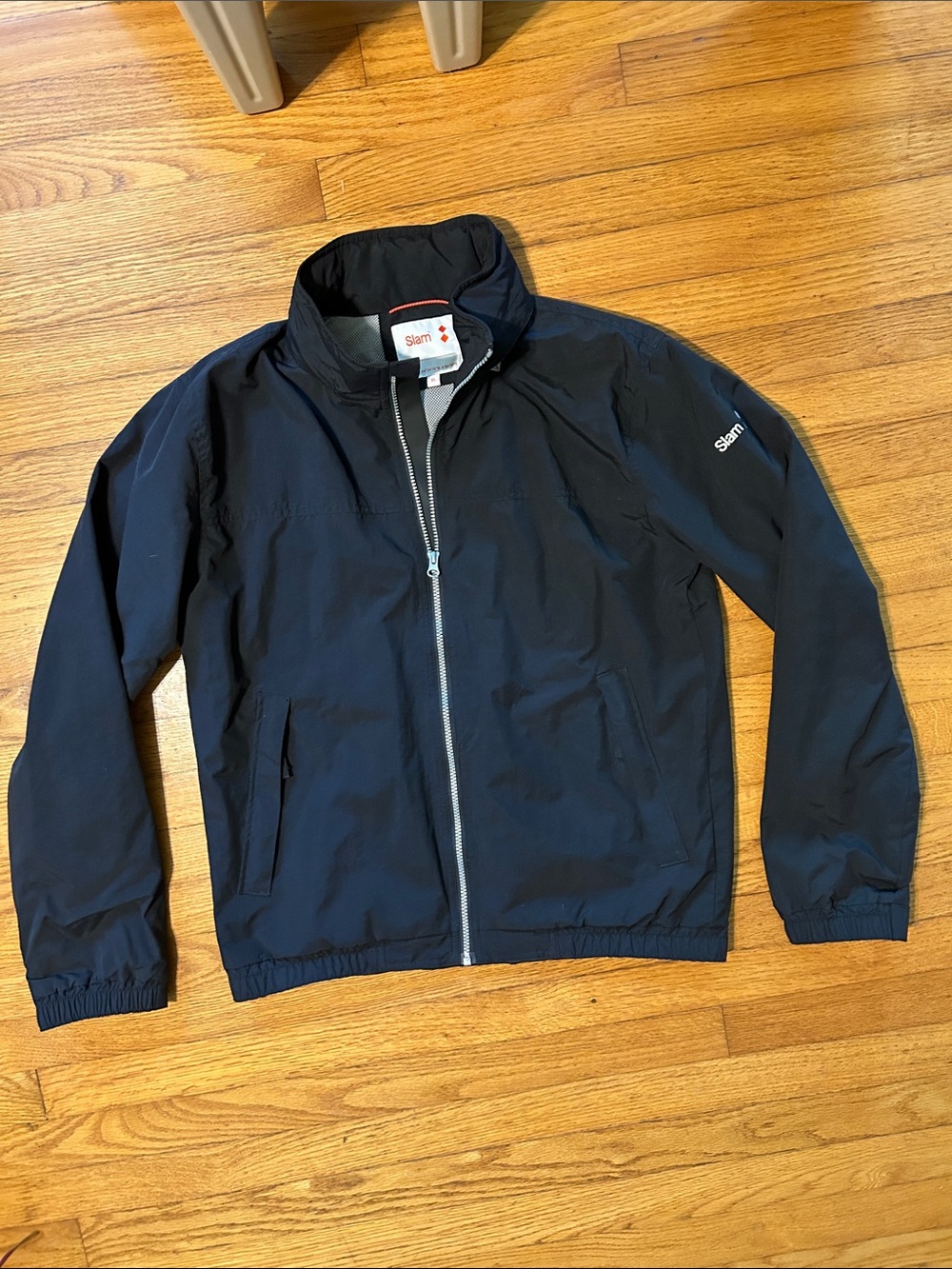 Black Slam Lightweight Windbreaker Jacket - Men's